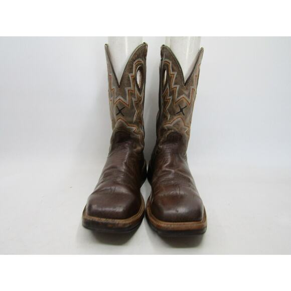 Twisted X Mens Size 11.5 D Brown Leather Buckaroo Cowboy Western Boots